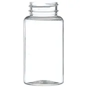 150 cc Clear PET Plastic Round Packer Bottle 38-400 Neck Finish