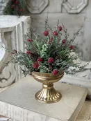 10" Shining Balsam Berry Hlf Sphere
