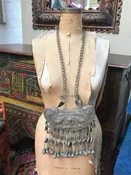Antique Chinese Miao Metal Repousse Necklace