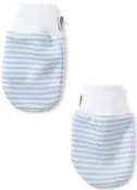 Blue Simple Stripes Mitts