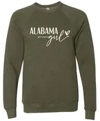 Alabama girl graphic sweatshirt | state pride | 6 colors