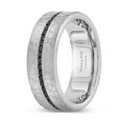 14K Gray Gold Wedding Band - PN00006