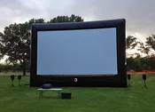 Drive-Up Series 31' Diagonal Inflatable Outdoor Theater for Drive-In - 67162