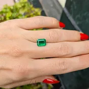 2.37 Carat Emerald Cut Emerald