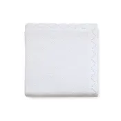 1167-Scallop Knit Baby Blanket