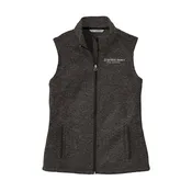 Port Authority – Women’s Sweater Fleece Vest – Black Heather