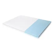 2.5 Inch Gel-Infused Memory Foam Mattress Topper with Cooling, Ventilated Design and Bamboo Cover