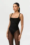 Burnout Scoop Tank Bodysuit