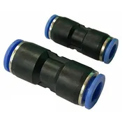 10mm 8mm AN5 6 Nylon Plastic Tubing Connector Union Fuel Return & Vapor Gas 2pc