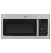 29.9" Ge 1.6 Cu. Ft. Over The-Range Microwave Oven - Stainless Steel