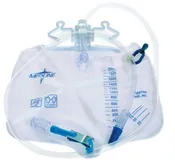 BAG, DRAINAGE, A/R TOWER, 2000ML, METAL CLM