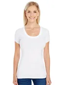 Ladies Flex Scoop Neck T