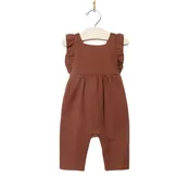 Cinnamon Flutter Overall | Cotton | 0-24m