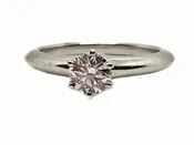 Tiffany & Company Platinum 0.54 Diamond Ring﻿ —   DeWitt's Diamond & Gold Exchange