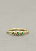 ANNA Emerald ring 18kt