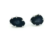 Aimee Petkus Tobasco Geode Stud Earrings