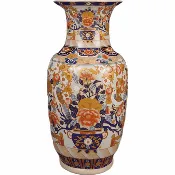 24" PORCELAIN VASE IMARI