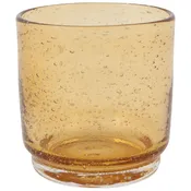 Amber Bubble Glass, 12oz