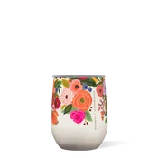12oz Rifle Paper Stemless Cup - Garden Party Cream