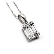 Baguette Diamond Pendant