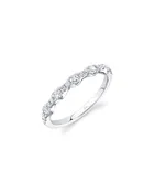 0.40CT Diamond Band 14K White Gold