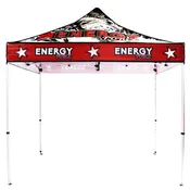 10' Full Color UV Printed Pop Up Tent