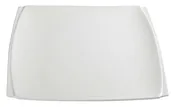 10-1/2″Sq Porcelain Square Plate, Bright White, 12 pcs/case