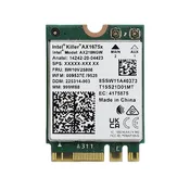 Intel Killer AX1675x IEEE 802.11 a/b/g/n/ac/ax Bluetooth 5.3 Tri Band Wi-Fi/Bluetooth Combo Adapter