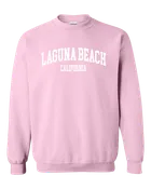 Laguna Arch Crewneck Sweatshirt - Light Pink