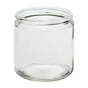 16 oz Straight-Sided Jar 89-400 Finish