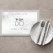 25th Anniversary Placemats