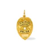 Bakersfield Police Department Badge Pendant