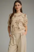 Ash Western Print Top