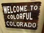 36″ Welcome to Colorful Colorado Barnwood Wall Art