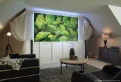 Elite Screens Aeon Ambient Light Rejection Screen, 84in w/ Backlight Kit