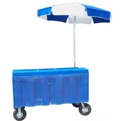 Beverage Cart (Blue 2 Sections)