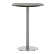 OFS Bar Height Disc Base - Satin Stainless
