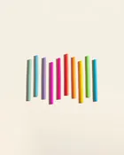 10-Pack GIR Kids' Straws, Rainbow