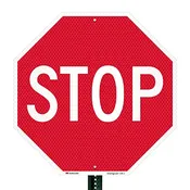 "STOP" MUTCD Sign | 30" x 30" 3M Diamond Grade Reflective Aluminum
