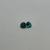 Austrian Crystal 8MM Chaton A1088 - Blue Zircon (4pcs)