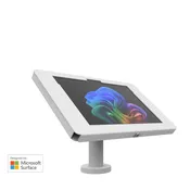 Elevate II Series - Fixed Wall/Desk Stand Kiosk (White) -- Surface Pro 11 | Pro 10 | Pro 9  - KAM423W