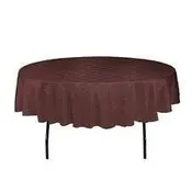 102″ Round Linen – Chocolate Brown