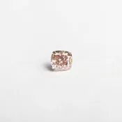 0.13ct 2.86x2.63x1.93mm GIA Fancy Orangy Pink Cushion Brilliant 🇦🇺 24101-01