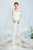 Francis - Chapel Lace-Trimmed Bridal Veil — NK Bride
