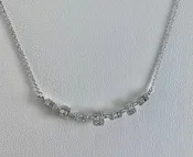 14kw .38ct Diamond necklace 20″