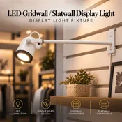 LED Gridwall / Slatwall Display Light