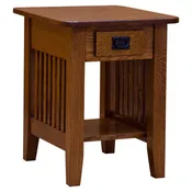 18" Prairie End Table w/ Drawer