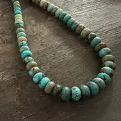 Azure Peaks Turquoise 32" Necklace