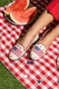 American Flag Needlepoint Loafer