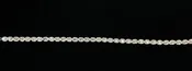 20" Oval Crystal Rhinestone Silver Belt / Strap